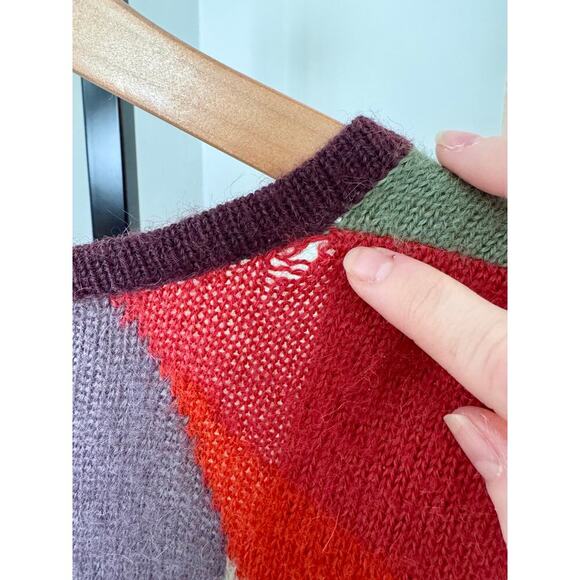 Peruvian Connection Patch Colorful Sweater - Picture 5 of 5